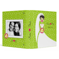 311-Brunette Bride Green binders