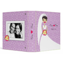 311-Brunette Bride Purple binders