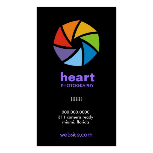 311-CAMERA READY | COLORFUL PURPLE BUSINESS CARD (back side)