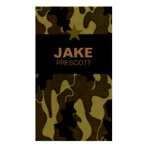 311-CAMO STAR business cards by Jill311 311-CAMO STAR business cards