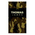311-CAMO STAR CREAM business cards by Jill311 311-CAMO STAR CREAM business cards