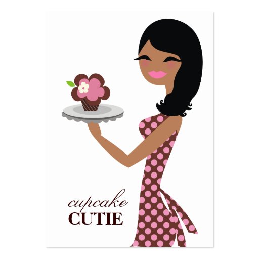 311 Candie the Cupcake Cutie A American V2 Business Card Templates (front side)