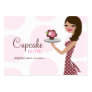 311-Candie the Cupcake Cutie Brunette | Long Business Card Templates 311-Candie the Cupcake Cutie Brunette | Long Business Card Templates