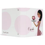 311-Candie the Cupcake Cutie Ethnic 3 Ring Binders