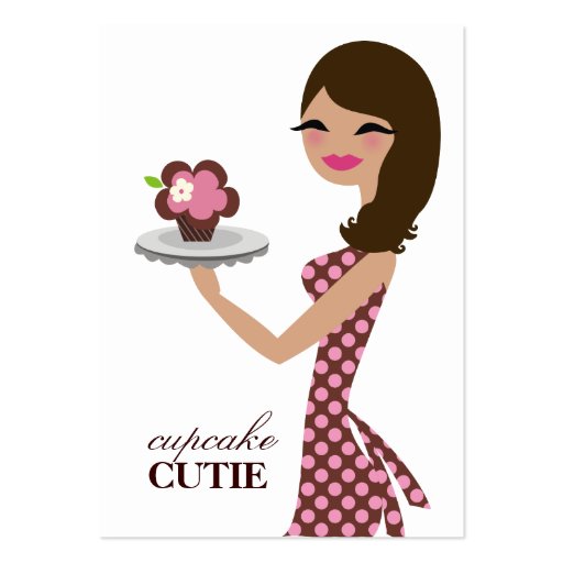 311 Candie the Cupcake Cutie V2 Business Card Template (front side)