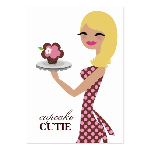 311 Candie the Cupcake Cutie V2 Darker Blond Business Card (front side)