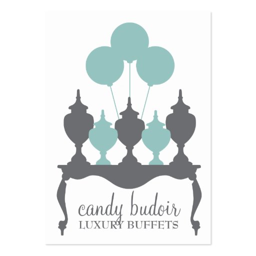 311 Candy Budoir Robin Blue Gray Business Card