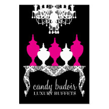 311 Candy Budoir Rococo Business Card Template
