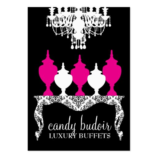 311 Candy Budoir Rococo Business Card Template (front side)