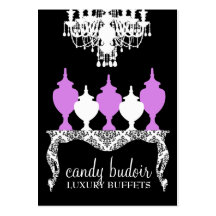 311 Candy Budoir Rococo Purple Business Cards