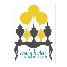 311 Candy Budoir Yellow Gray Business Card Templates