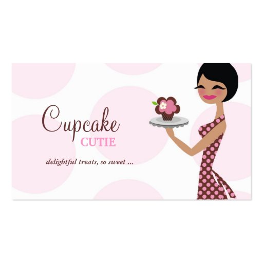 311 Carlie Cupcake Cutie Business Card (front side)