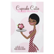 311 Carmella Cupcake Cutie Brunette Flyer Design