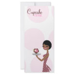 311-Carmella the Cupcake Cutie Apron Custom Rack Cards