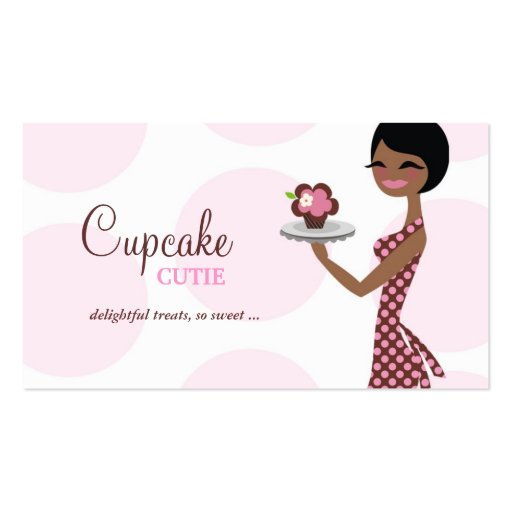 311 Carmella the Cupcake Cutie Business Card (front side)