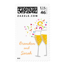 311-Champagne Toast Sticker postage by Jill311 311-Champagne Toast Sticker postage