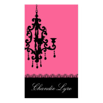 311-CHANDELIER SWEET PINK LACE business cards by Jill311 311-CHANDELIER SWEET PINK LACE business cards