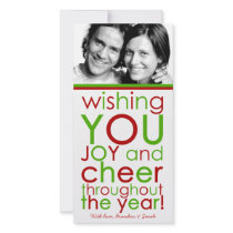 311-Cheer All Year #2! Custom Photo Card