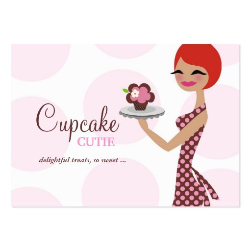 311 Cherrie the Cupcake Cutie Chubby Business Card (front side)