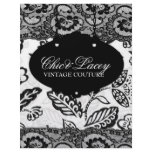 311 Chic and Lacey Black and White Personalized Flyer