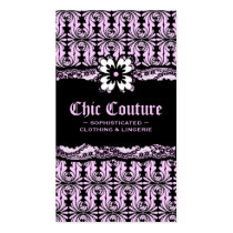 311-CHIC COUTURE LACE PINK SWIRLS business cards by Jill311 311-CHIC COUTURE LACE PINK SWIRLS business cards