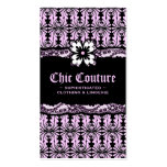 311-CHIC COUTURE LACE PINK SWIRLS BUSINESS CARD