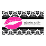 311-Christine "Blackberry" Damask Kiss Business Cards