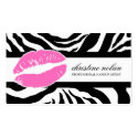 311-Christine Kiss Light Pink | Zebra business cards