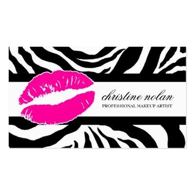 311 Christine Kiss | Zebra Business Cards