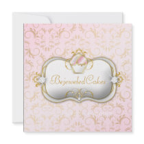 311-Ciao Bella Bejeweled Cakes | Gift Certificate Custom Announcements