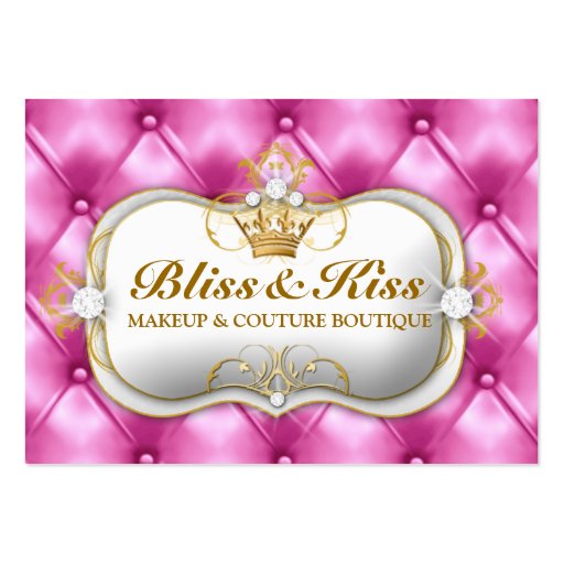 311 Ciao Bella Bliss Pink Tuft Business Cards (front side)