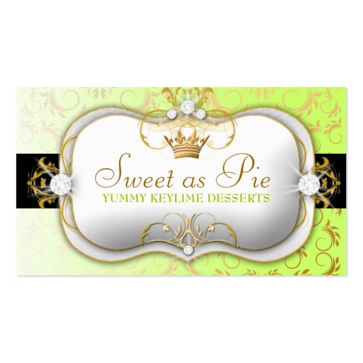 311-Ciao Bella Golden Divine Keylime Business Card