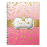 311 Ciao Bella Golden Divine Pink Fade Spiral Notebook