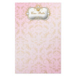 311-Ciao Bella Golden Divine Pink Stationery