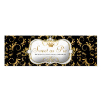 311-Ciao Bella Golden Divine Rich Black Business Cards