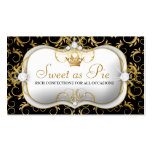 311-Ciao Bella Golden Divine Rich Black Business Cards
