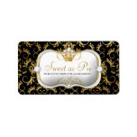 311-Ciao Bella Golden Divine Rich Black Address Label