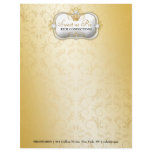 311-Ciao Bella Golden Divine Rich Black Letterhead Design