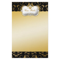 311-Ciao Bella Golden Divine Rich Custom Stationery