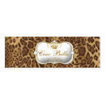 311-Ciao Bella Leopard Business Card Template