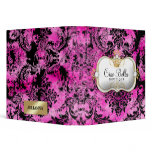 311 Ciao Bella Pink Liquorice Vintage Chic 3 Ring Binders