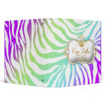 311 Ciao Bella Zebra Amethyst Rainbow 3 Ring Binders