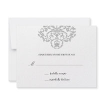 311-Classic Gray Nautical Mile invitations