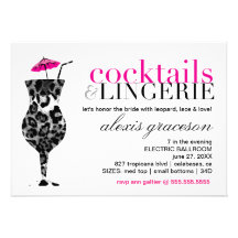 311 Cocktails & Lingerie Custom Invite