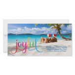 311 Colorful Joyful Christmas Card Custom Photo Card