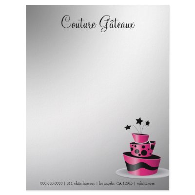 311 Couture Gâteaux Letterhead by Jill311