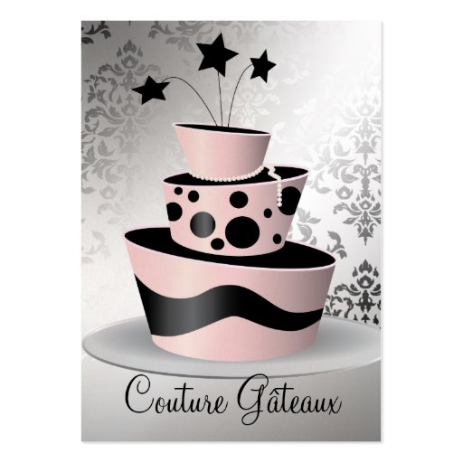 311 Couture Gâteaux Premium Pearl Paper Business Card Templates