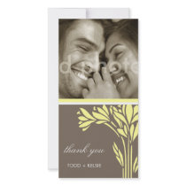 311-CREAM FLORAL BURST - THANK U OR SAVE THE DATE photo cards by Jill311 311-CREAM FLORAL BURST - THANK U OR SAVE THE DATE photo cards