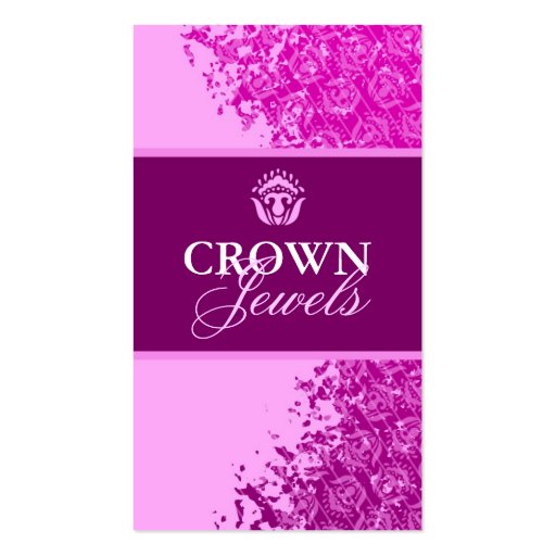 311 CROWN JEWELS PURPLE BUSINESS CARD (front side)