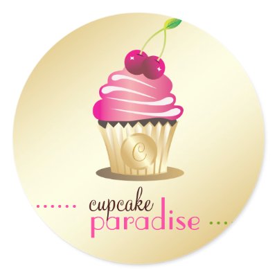 311-Cupcake Paradise Monogram Sticker by Jill311